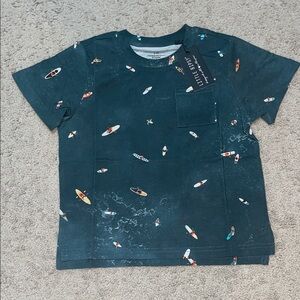 NWT Little Bipsy Dark Teal Surf Tee